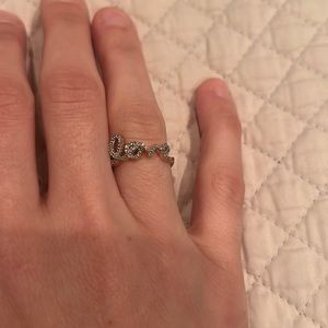 Love ring 10k gold, Diamond